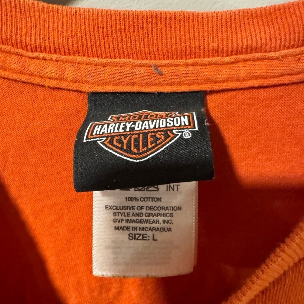 Harley Davidson Cambridge, Ont Biker T-Shirt - Picture 3 of 7